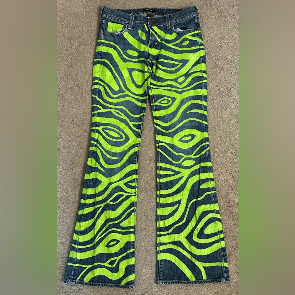 New York And Company Women’s Jeans Size 2 Blue Jean Green Design